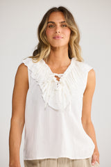 ELBA FRILL TOP