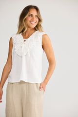 ELBA FRILL TOP