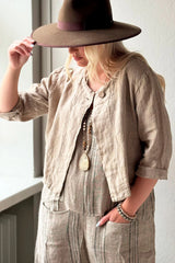 HAYES LINEN BOLERO