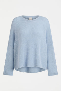 ELK THE LABEL AGNA SWEATER POWDER BLUE