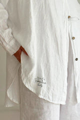 EASY DAYS LINEN SHIRT WHITE -  BOHEMIANA