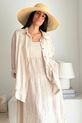 EASY DAYS LINEN SHIRT SAND -  BOHEMIANA