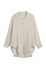 EASY DAYS LINEN SHIRT SAND -  BOHEMIANA