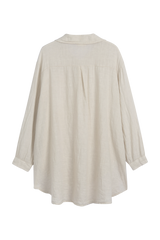 EASY DAYS LINEN SHIRT SAND -  BOHEMIANA