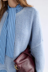 ELK THE LABEL AGNA SWEATER POWDER BLUE