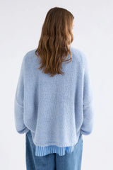 ELK THE LABEL AGNA SWEATER POWDER BLUE
