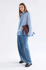 ELK THE LABEL AGNA SWEATER POWDER BLUE
