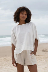 LILLY PILLY TINA TOP IVORY