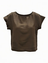 530 CARMEL'S CAP SLEEVE CLASSIC  LINEN  TOP
