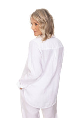 CARMELS LINEN SHIRT WHITE