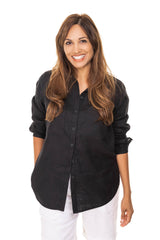 CARMEL'S LINEN SHIRT BLACK